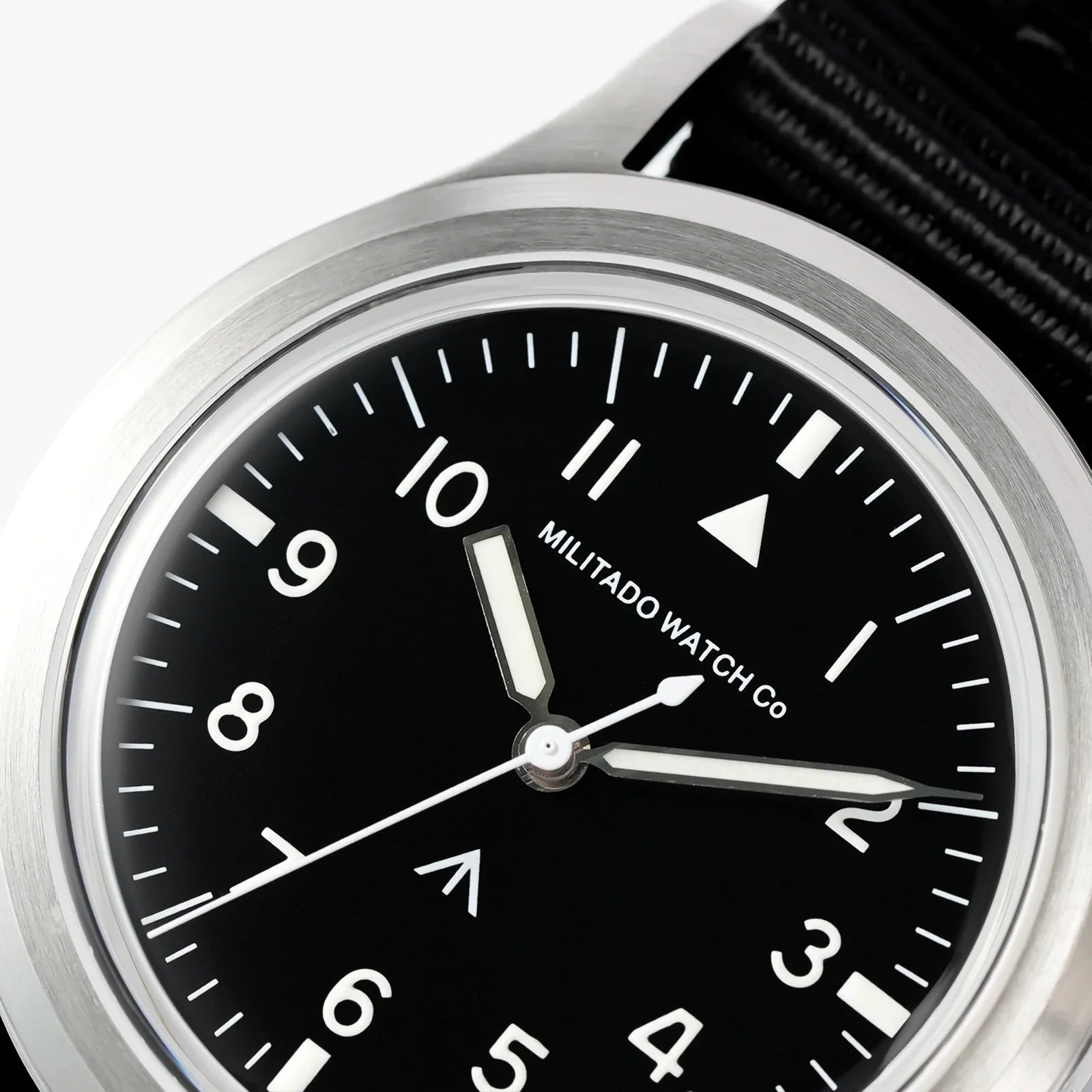 36mm Field Watch Sapphire Crystal VH31 Sweep Quartz - Tophatter Daily Deals