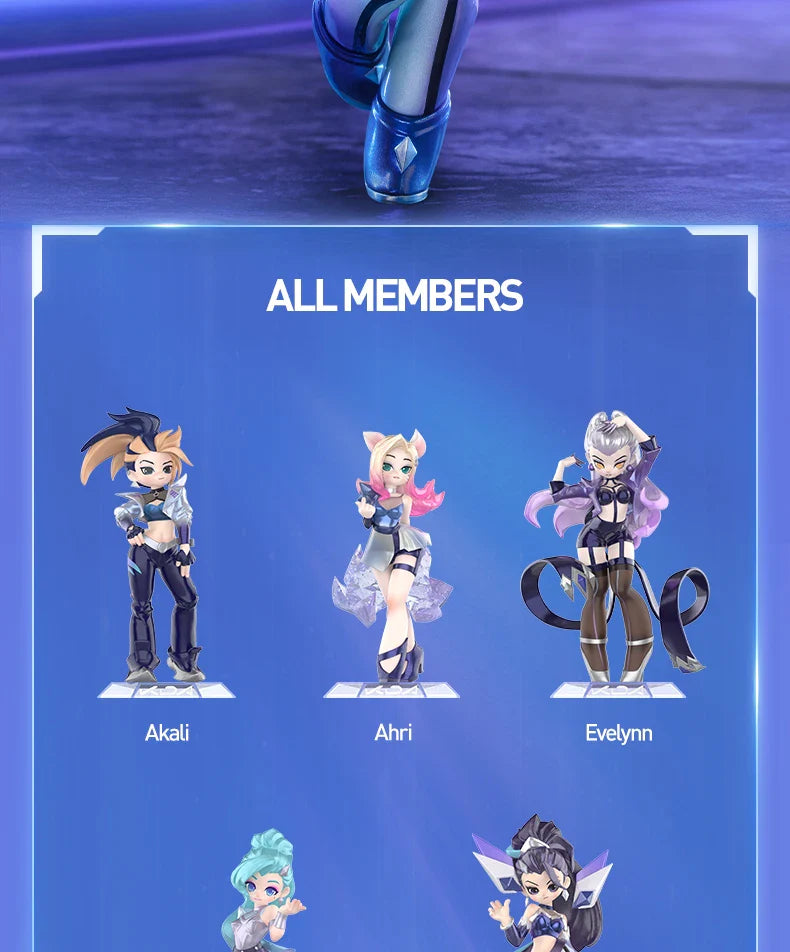 Genuine Pop Mart League of Legends K/DA ALL OUT Series Figures Blind Box Anime - Tophatter Daily Deals