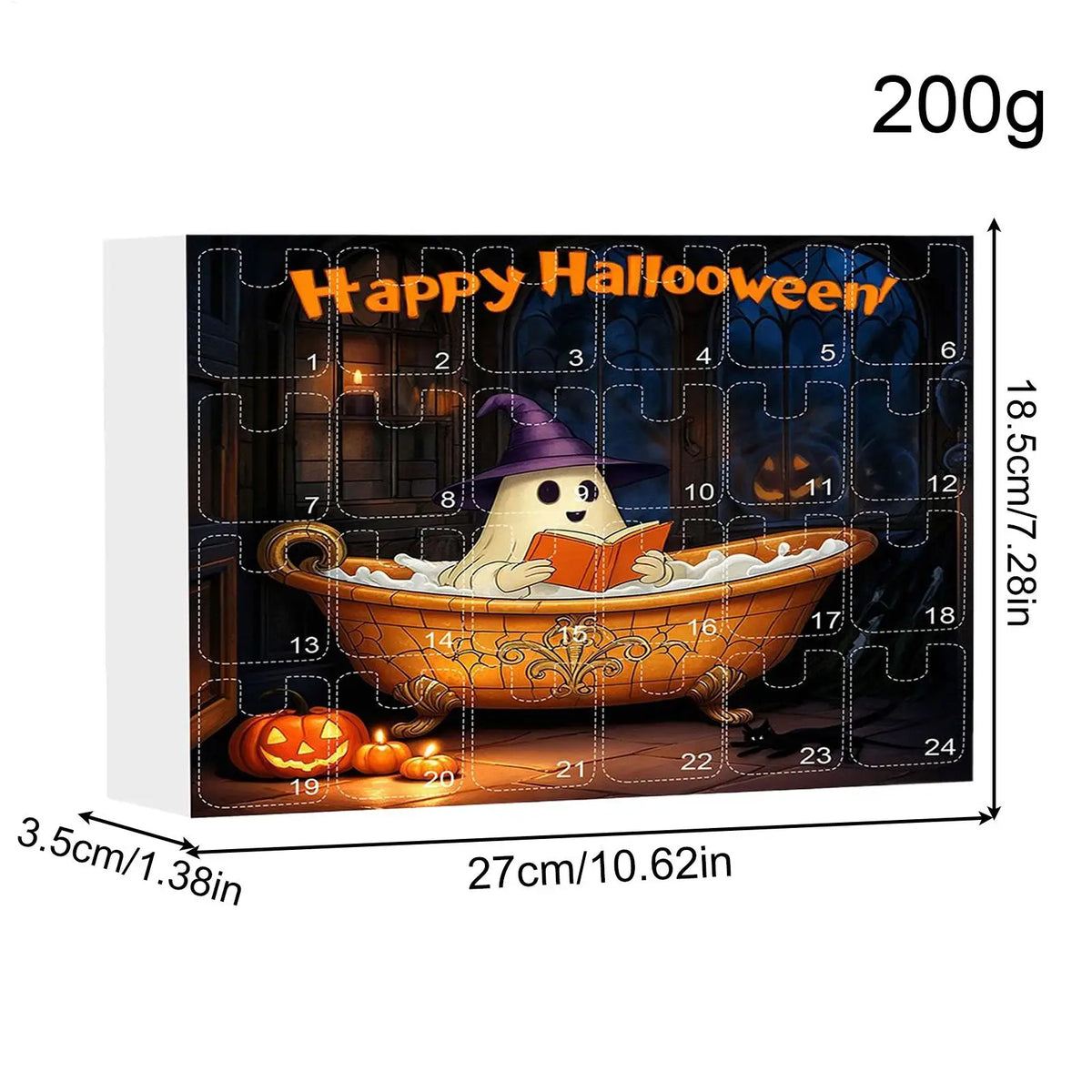 Halloween Advent Calendar Ghost Earrings 24 Day Set - Tophatter Daily Deals