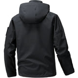 Waterproof Relaxed Men's Jacket - Hooded Polyester, Camping - Tophatter Daily Deals
