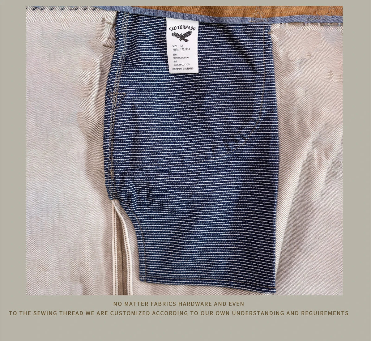 Durable Relaxed Men's Straight Jeans - Loose Selvedge Casual - Tophatter Daily Deals