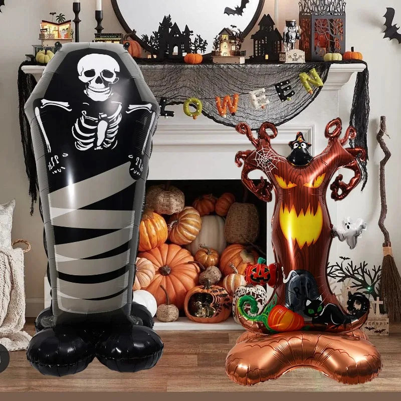 Halloween Balloons Giant Foil Standee Party Decor 2025 - Tophatter Daily Deals