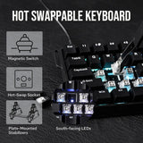 60 Percent Magnetic Mechanical Keyboard Hot Swap 8000Hz - Tophatter Daily Deals