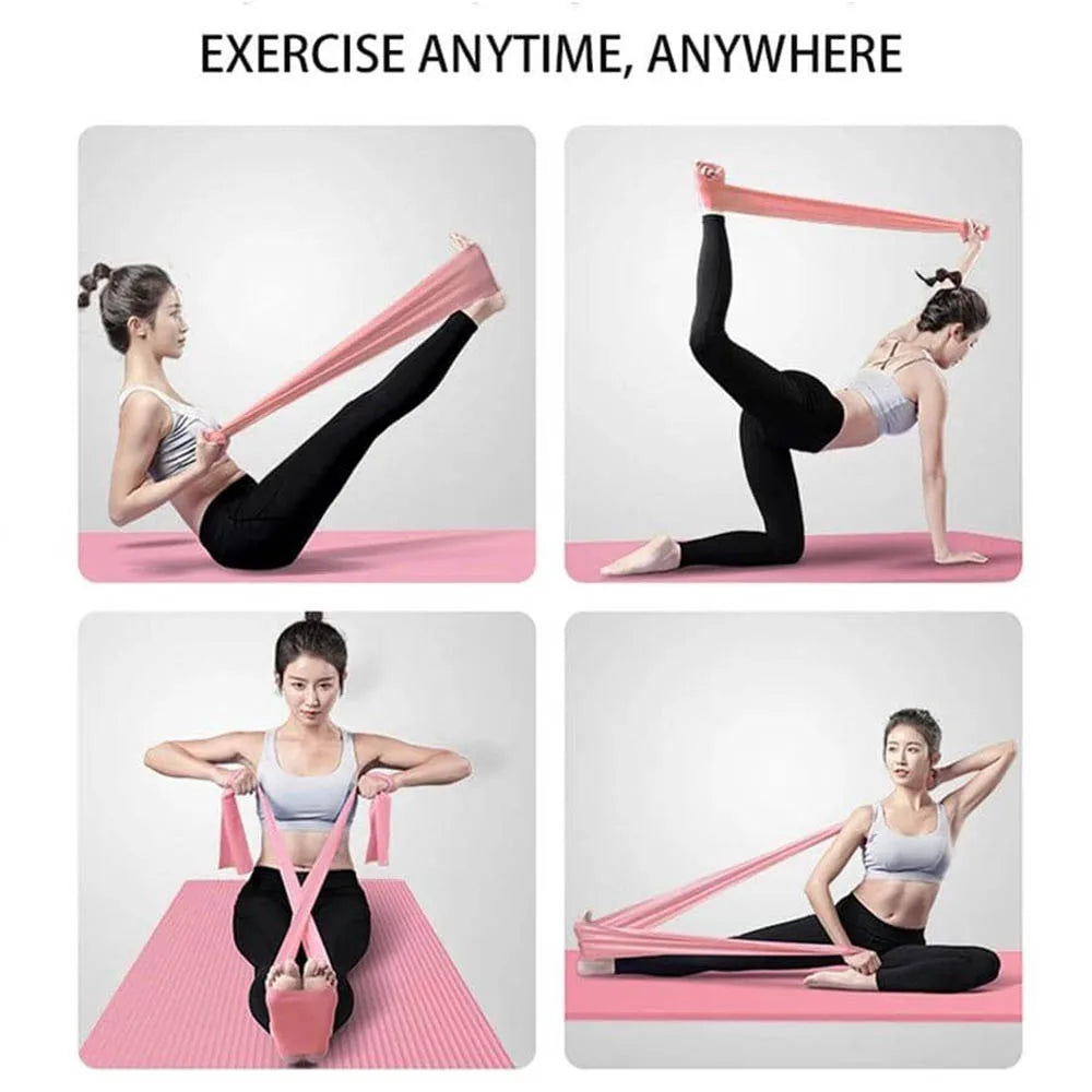 Resistance Bands Set Elastic Exercise Bands Home Gym - Tophatter Daily Deals