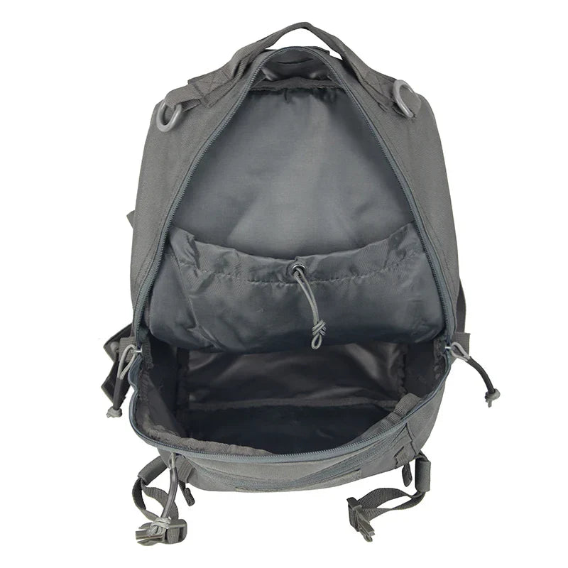 Tactical Molle Backpack Waterproof Grey Backpacks - Tophatter Daily Deals