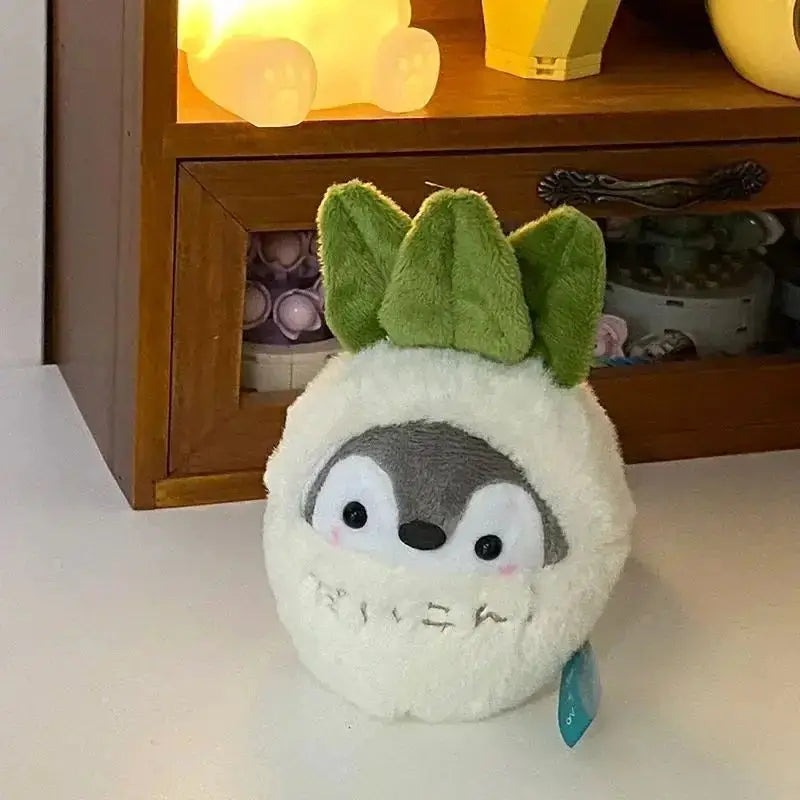 Penguin Ebi Fried Shrimp Prawn Plush Keychain 10cm Pineapple Food - Tophatter Daily Deals