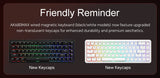 Mechanical Keyboard Sixty Mini Wireless ARGB Magnetic Hall - Tophatter Daily Deals