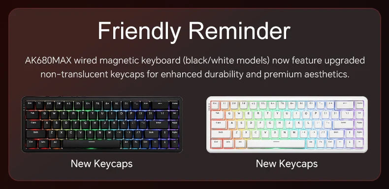 Mechanical Keyboard Sixty Mini Wireless ARGB Magnetic Hall - Tophatter Daily Deals