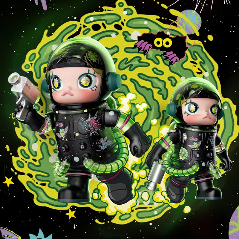 Genuine Pop Mart Mega Space Molly 400% Rick and Morty Limited Edition Figure Outer Space - Tophatter Daily Deals