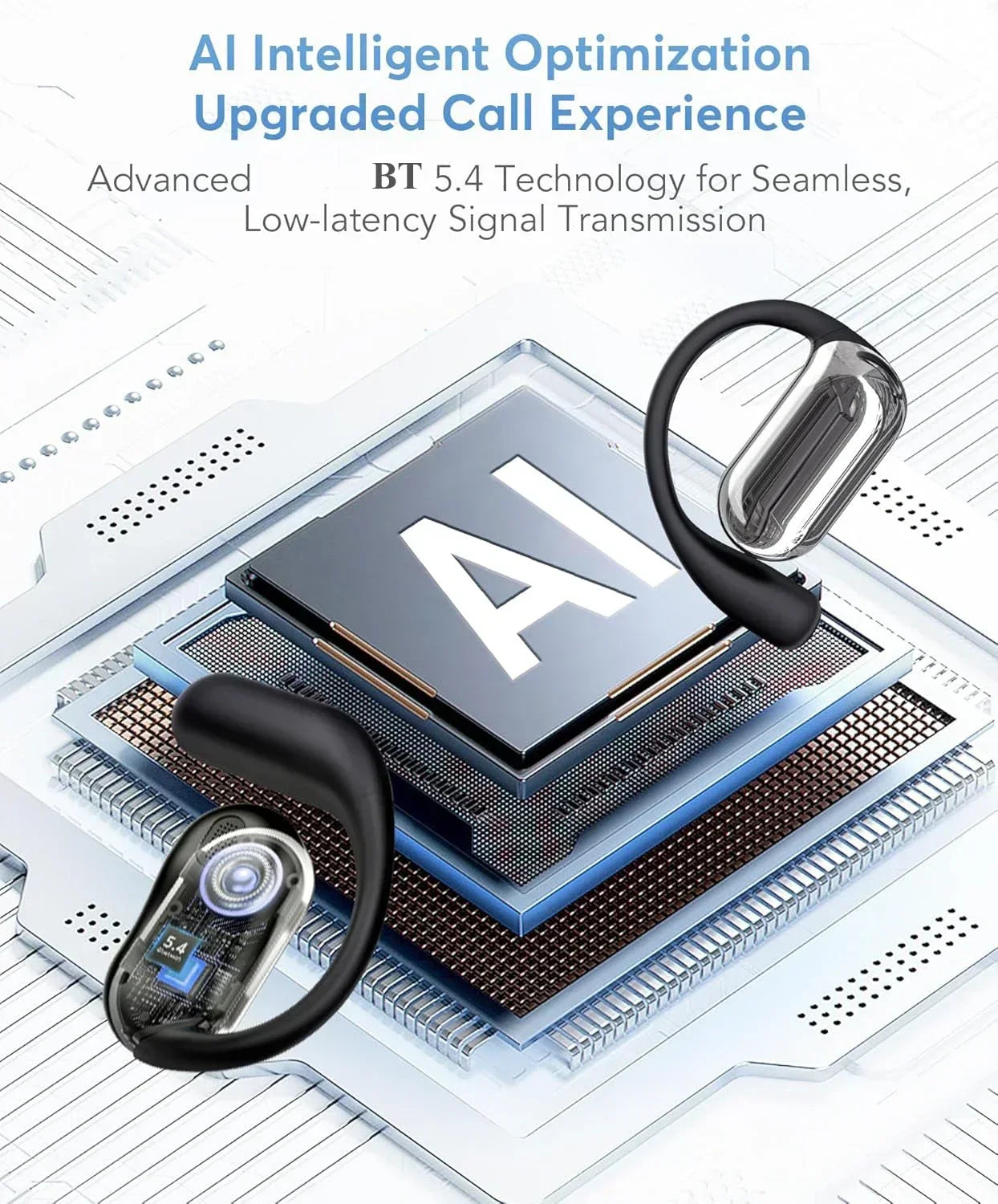 AI Translation Earbuds Real Time Translator Travel 2025 - Tophatter Daily Deals