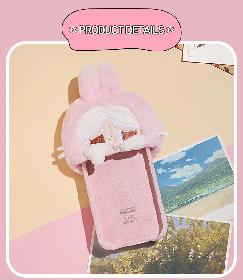 Genuine Pop Mart Crybaby Crying Again Series - Plush Phone Case for iPhone Anime - Tophatter Daily Deals