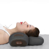 Neck Massage Pillow Heating Vibration Memory Foam Support - Tophatter Daily Deals
