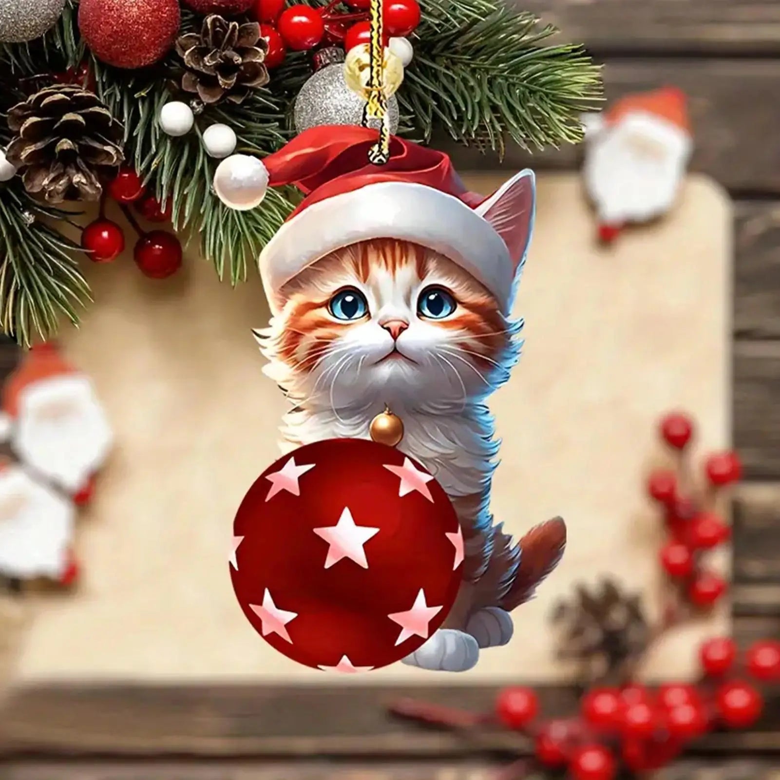 Cat Advent Calendar 24 Day Tree Ornaments Christmas - Tophatter Daily Deals