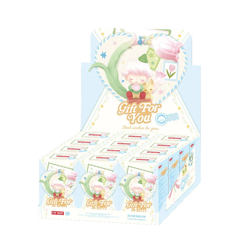 Genuine Pop Mart Gift For You Greeting Card Series Scene Sets Blind Box Figure Full Set of 12 Boxes Animals - Tophatter Daily Deals