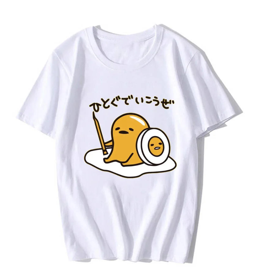 Sanrio Gudetama Lazy Egg T-shirt Japanese Fried Egg Food - Tophatter Daily Deals