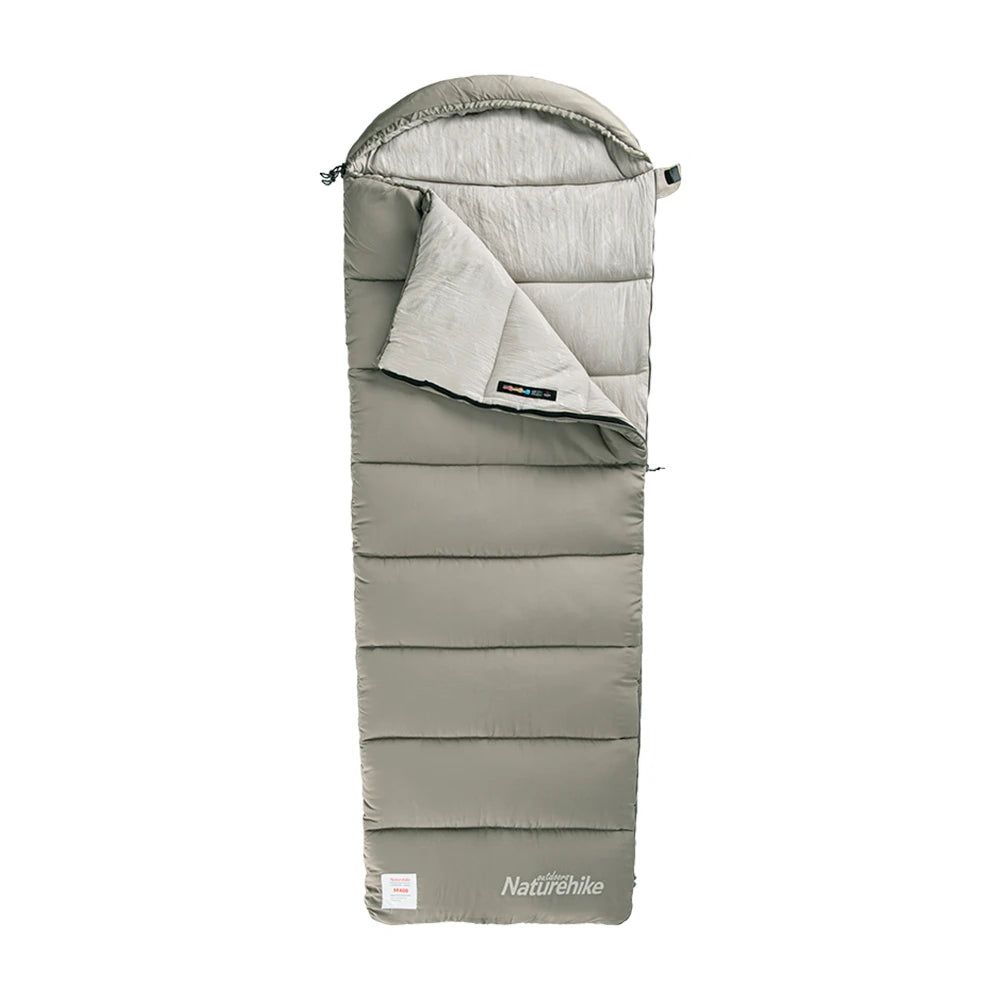 4-Season Camping Lengthened Cotton Sleeping Bag Green Sleeping Bags - Tophatter Daily Deals