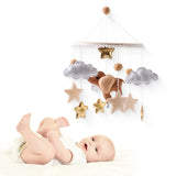 Wooden Felt Animal Crib Mobile With Soothing Calming Music - Tophatter Daily Deals