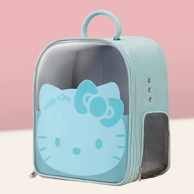 Hello Kitty Window Breathable Travel Bag Pet Small Dog Cat Carrier Backpack Animals - Tophatter Daily Deals