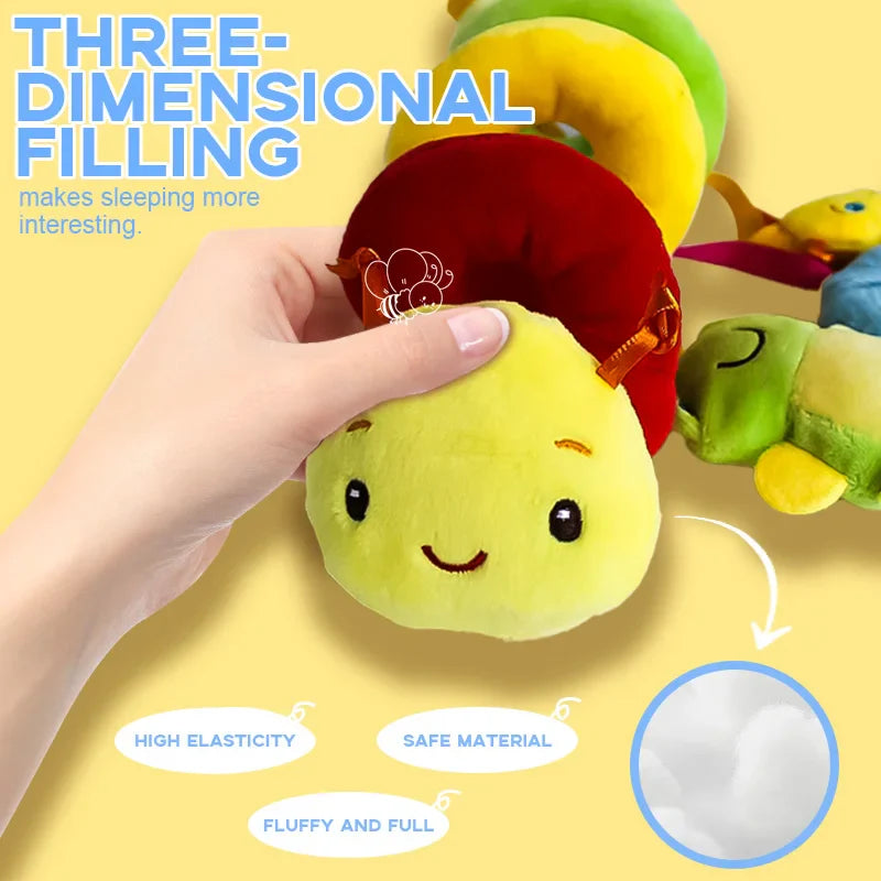 Baby Hanging Car Seat Toy With Squeaker Rattles 0 To 12M - Tophatter Daily Deals