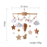 Hot Air Balloon Crib Mobile Newborn Sensory Toys Soothing - Tophatter Daily Deals