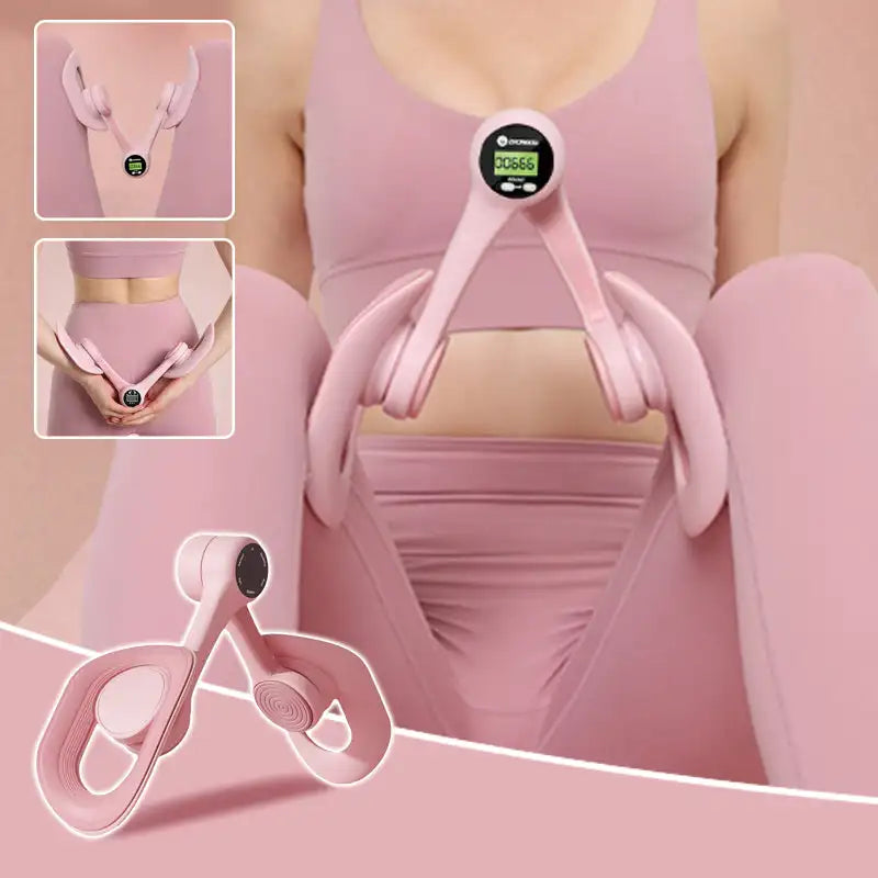 Smart Counting Pelvic Muscle Thigh Exerciser Pink Sports & Fitness > Fitness Accessories - Tophatter Daily Deals