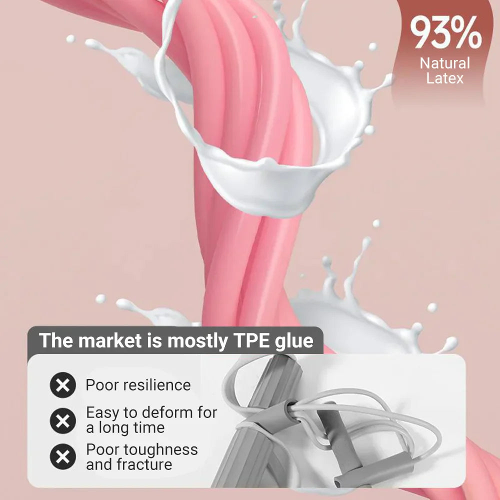 Resistance Band 6 Tube Pedal Puller Fitness Trainer - Tophatter Daily Deals