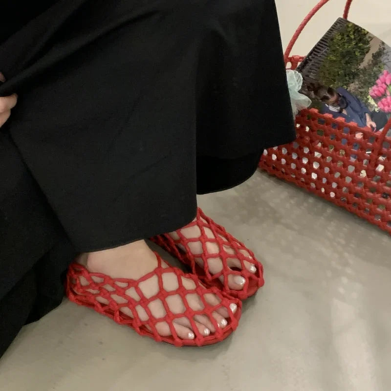 Breathable Women’s Ballet Flats - Mesh Weave, Summer - Tophatter Daily Deals