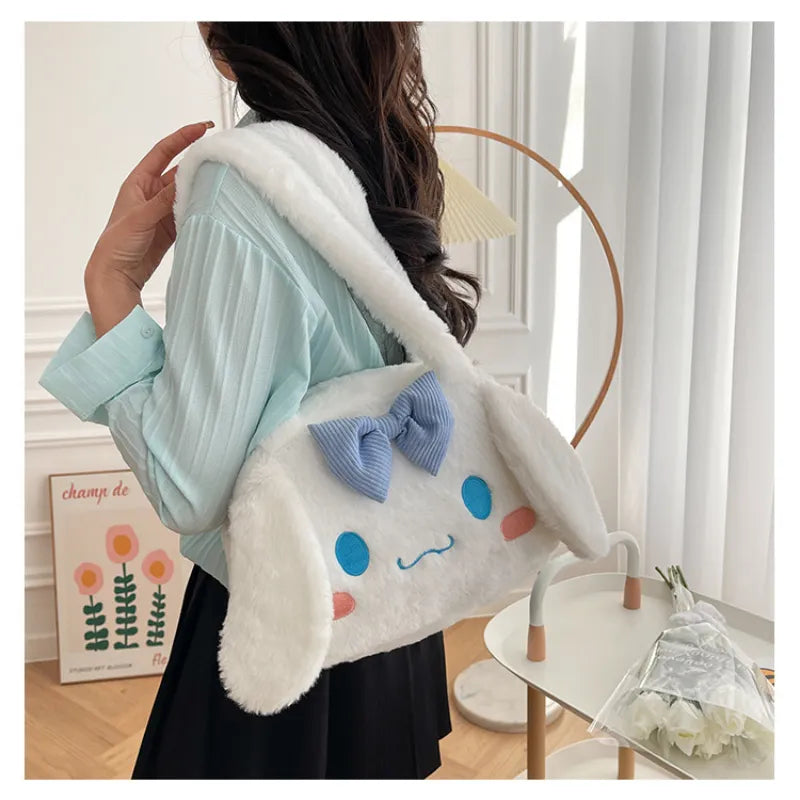Sanrio Plush Cinnamoroll My Melody Kuromi Tote Shoulder Bag Anime - Tophatter Daily Deals