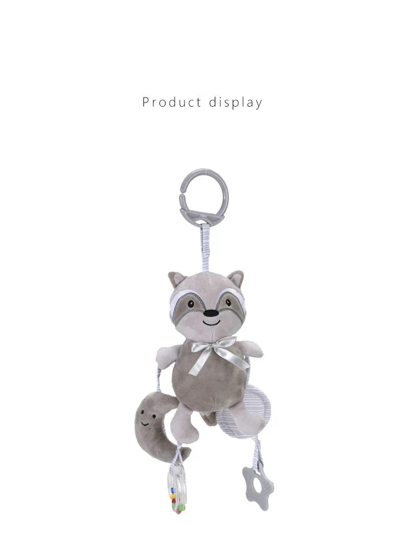 Elephant Plush Rattle Newborn Sensory Toys Soft Bell - Tophatter Daily Deals