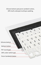 Mechanical Bluetooth Gaming Keyboard 75 Percent Hot Swap - Tophatter Daily Deals