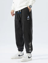 Stretchy Relaxed Men's Denim Joggers - Baggy Tapered, Denim - Tophatter Daily Deals