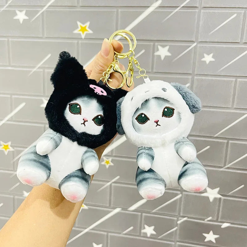 Sanrio x Mofusand Plush Keyring Set Animals - Tophatter Daily Deals