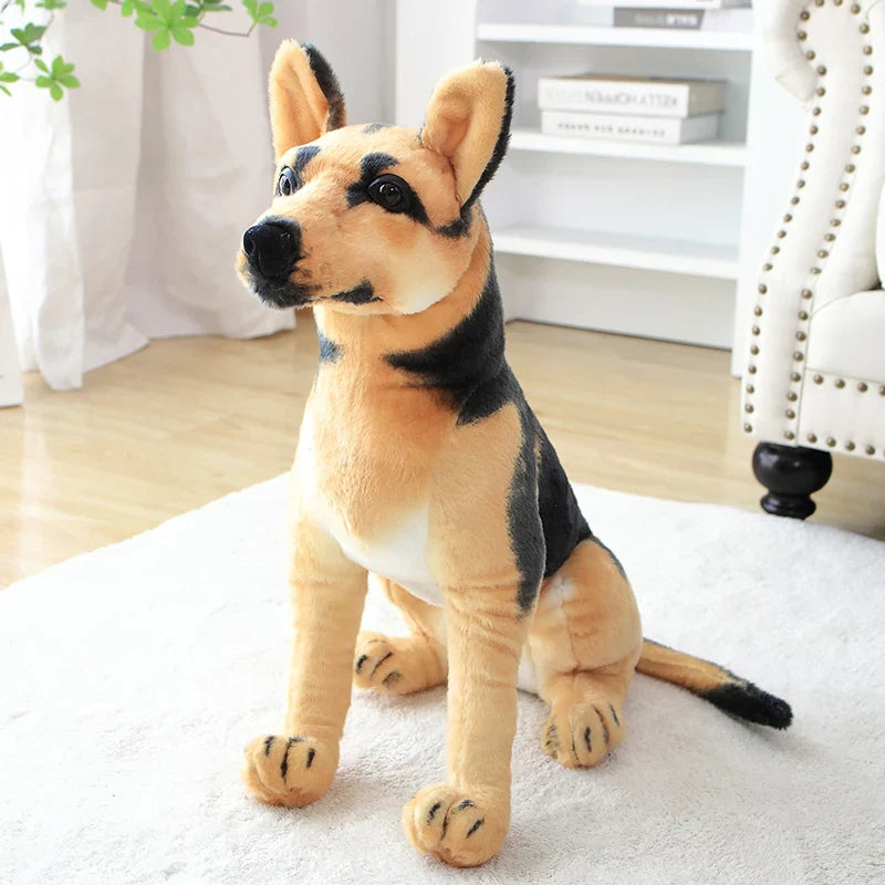 Realistic Puppy Dog Plush Rottweiler Animals - Tophatter Daily Deals