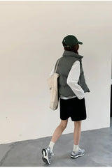 Lightweight Women's Down Vest - Cropped Boxy, Duck Fill - Tophatter Daily Deals