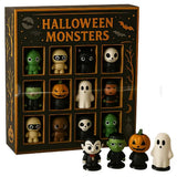 Halloween Advent Calendar 12 Spooky Mini Dolls 2025 - Tophatter Daily Deals