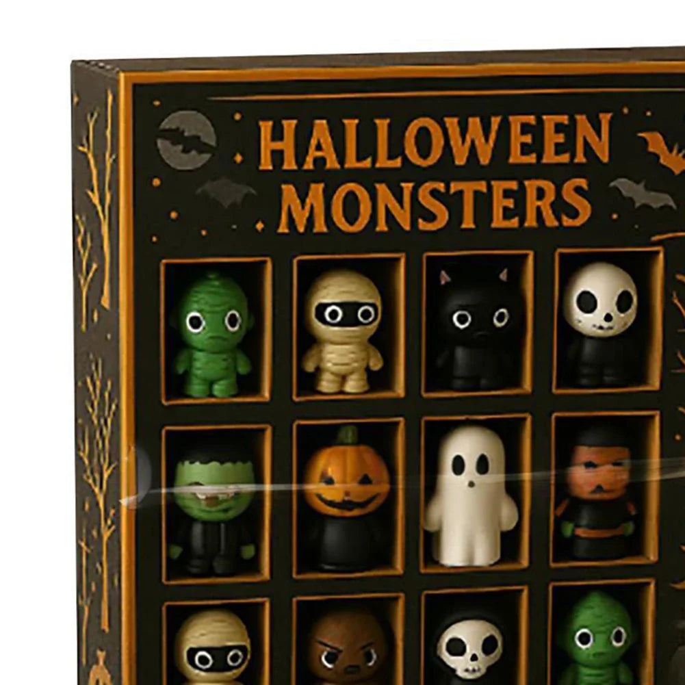 Halloween Advent Calendar 12 Spooky Mini Dolls 2025 - Tophatter Daily Deals
