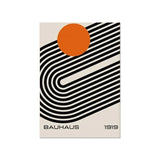 Bauhaus Abstract Geometric Posters Vertical Canvas Art D - Tophatter Daily Deals