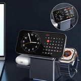 3-in-1 Foldable Magnetic Wireless Charging Station Wireless Charging Stations - Tophatter Daily Deals