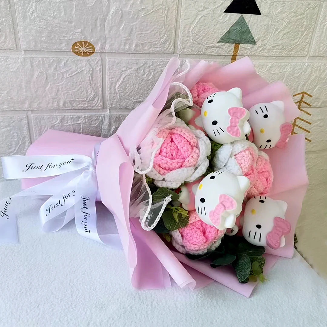 Sanrio Hello Kitty Plush Bouquet Flowers Flowers - Tophatter Daily Deals