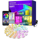 LED Eaves Lights Waterproof Remote Controlled Outdoor - Tophatter Daily Deals