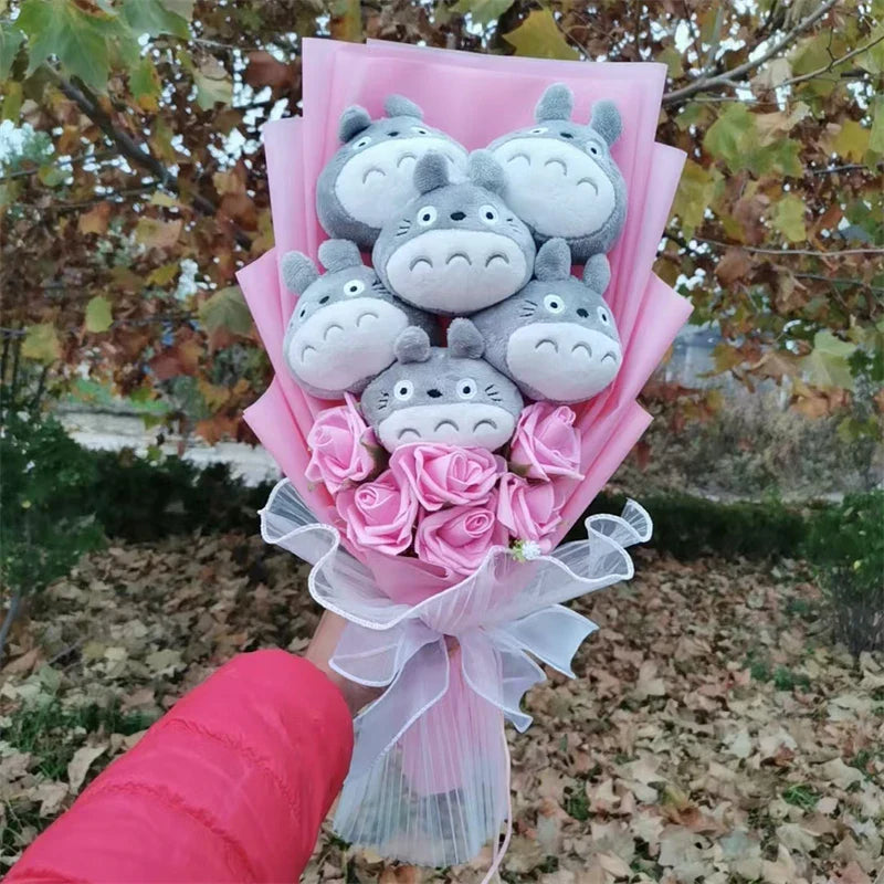 My Neighbour Totoro Plush Bouquet Flowers Anime - Tophatter Daily Deals