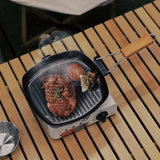 Camping Cookware Frying Pan Black Camp Cooking - Tophatter Daily Deals