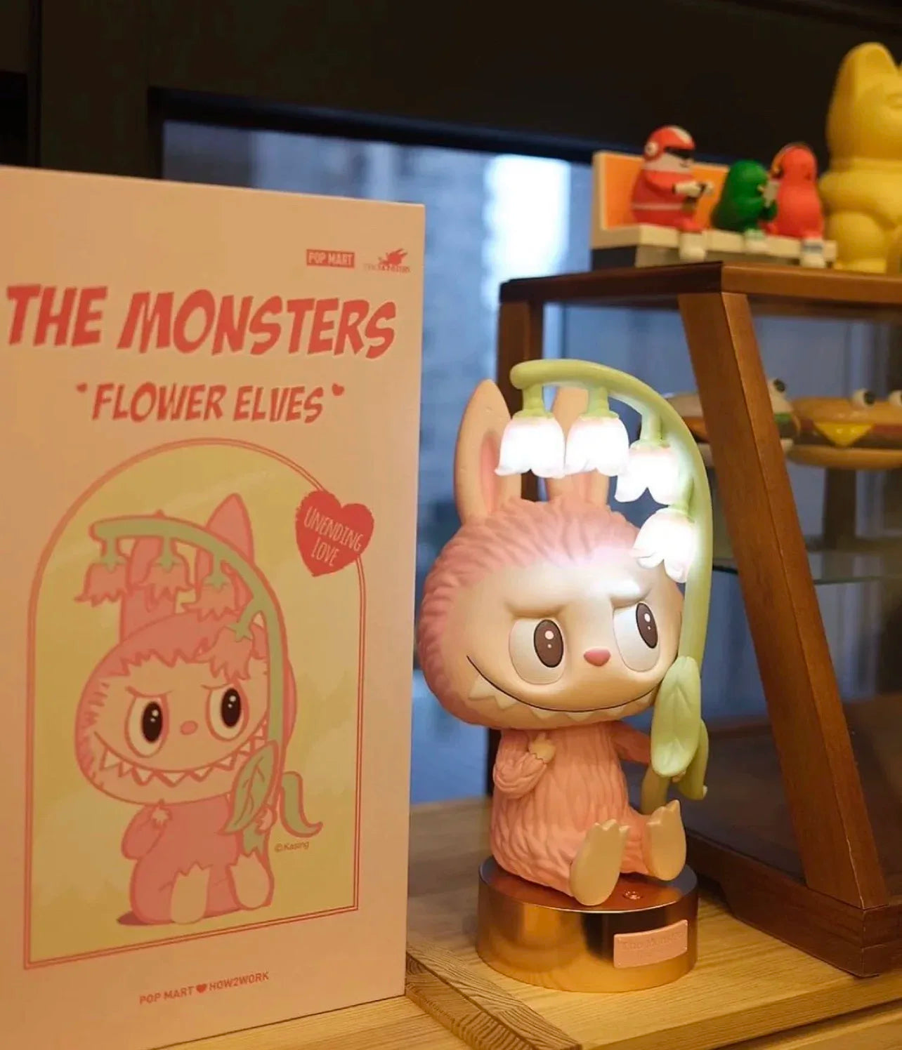 Genuine Pop Mart The Monsters Labubu Lamp Figurine Mythical - Tophatter Daily Deals