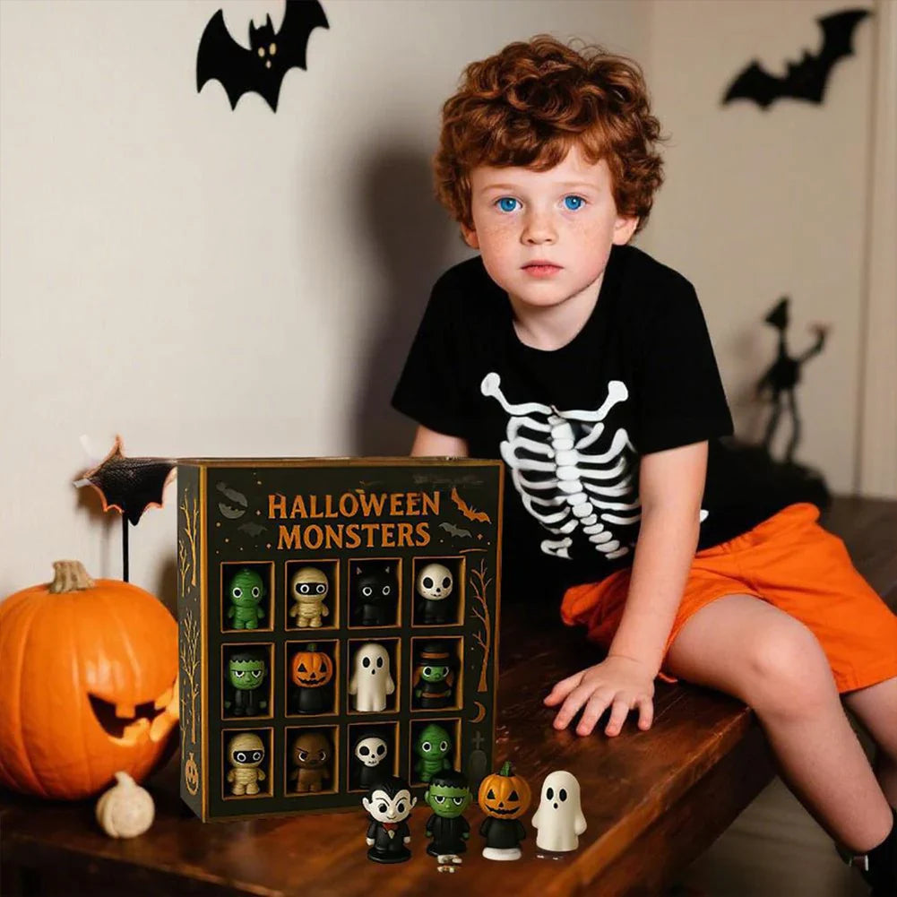 Halloween Advent Calendar 12 Spooky Mini Dolls 2025 - Tophatter Daily Deals