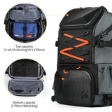 2-in-1 Camera Backpack And Sling Waist Bag Grey Backpacks - Tophatter Daily Deals
