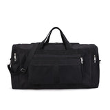 Travel Duffel Nylon Bag for Men and Women (Black) Luggage & Bags > Duffel Bags > Gym Duffel Bags - Tophatter Daily Deals