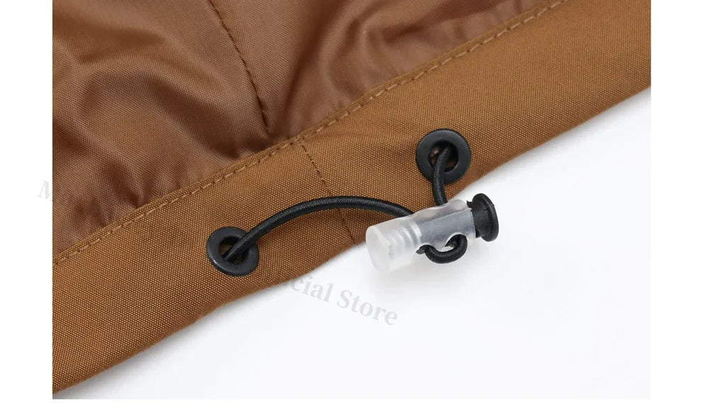 Waterproof Men's Hiking Jacket - Oversized Hooded Polyester - Tophatter Daily Deals