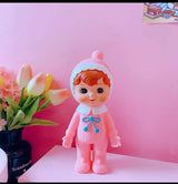 Classic Baby Girl Doll Cute Latex Rubber Baby Kids Office Decor Pink - 23cm Animals - Tophatter Daily Deals