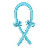 Heatless Curling Rod Headband No Heat Silk Curls Ribbon Hair Rollers Sleeping Soft Headband Lazy Hair Curlers Hair Styling Tools Blue no Clip CHINA - Tophatter Daily Deals