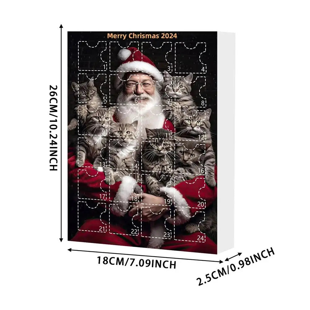 Cat Advent Calendar 24 Day Tree Ornaments Christmas E - Tophatter Daily Deals